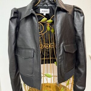 BB Dakota Women's Sleek Black Leather Jacket